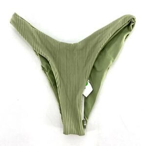 L*Space Pointelle Rib Cabana Bikini Bottom Small